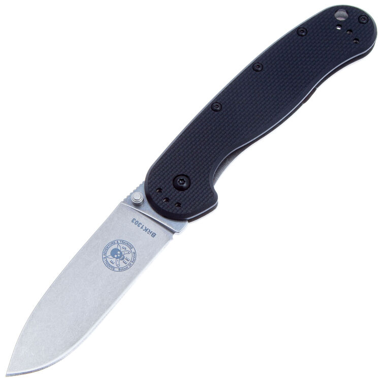 Нож ESEE Avispa Stonewash сталь SK-5 рукоять Black GFN (BRK1303)