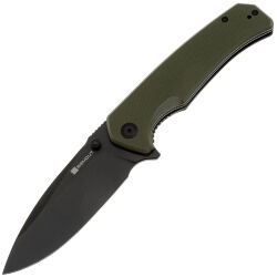 Нож Sencut Skarnax black сталь 9Cr18MoV рукоять OD Green G10 (S24025-2)