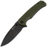 Нож Sencut Skarnax black сталь 9Cr18MoV рукоять OD Green G10 (S24025-2)