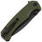 Нож Sencut Skarnax black сталь 9Cr18MoV рукоять OD Green G10 (S24025-2)