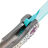 Нож Kansept Mini Korvid light blue сталь S35VN рукоять Gradient Dimples Titanium
