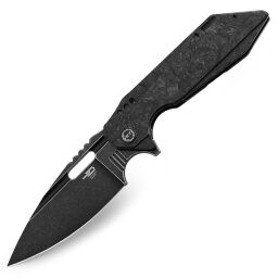 Нож Bestech Shodan Blackwash сталь S35VN рукоять Carbon Fiber/Titanium (BT1910D)