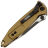 Нож Microtech SOCOM Elite S/E black сталь M390 рукоять Tan Aluminium (160-1TA)