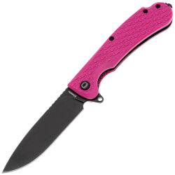 Нож Daggerr Wocket DL blackwash сталь 8Cr14MoV рукоять Pink FRN