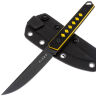 Нож Kizer Kwaiken black сталь Nitro-V рукоять Black/Yellow G10