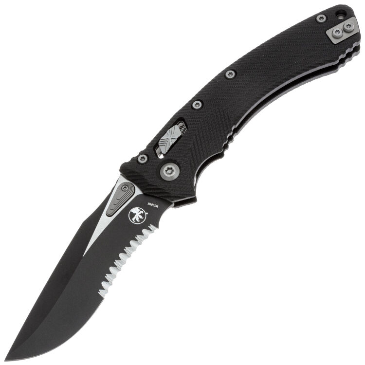 Нож Microtech Amphibian Ram-Lok PS black сталь M390MK рукоять Black G10 (137RL-2FLGTBK)