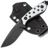 Нож Kizer Buddy black сталь Nitro-V рукоять Black/White G10