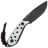 Нож Kizer Buddy black сталь Nitro-V рукоять Black/White G10