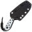 Нож Kizer Buddy black сталь Nitro-V рукоять Black/White G10