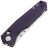 Нож Tenable Beaver stonewash сталь NItro-V рукоять Black/Purple G10
