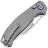 Нож Kunwu Django XL satin сталь Elmax рукоять Diamond Texture Gray Ti