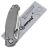 Нож Kunwu Django XL satin сталь Elmax рукоять Diamond Texture Gray Ti