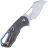 Нож MKM Isonzo Hawkbill сталь M390 рукоять Black Canvas Micarta (FX03M-1BC)