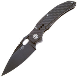 Нож Bestech Exploit blackwash сталь S35VN рукоять blackwash Ti/Carbon Fiber (BT2005G)