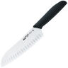 Нож кухонный Due Cigni Santoku 18 сталь X50CrMoV15 рукоять Black Polypropylene