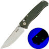 Нож SRM Medal beadblast сталь 140Cr Laminated рукоять Green Micarta (255L-MG2)