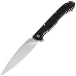 Нож Daggerr Pero DL stonewash сталь 8Cr14MoV рукоять Black FRN