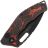 Нож Heretic Knives Medusa T/E сталь Elmax рукоять Orange Camo Carbon Fiber