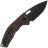Нож Heretic Knives Medusa T/E сталь Elmax рукоять Orange Camo Carbon Fiber