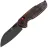 Нож Tenable Model 6 blackwash сталь 14C28N рукоять Black/Red G-mascus