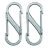 Карабин Nite Ize S-Biner Dual Carabiner #1 Stainless (SB1-03-01)