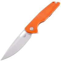 Нож Rike Knife 802G сталь 154CM рукоять Orange G10/Ti