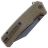 Нож CIVIVI Bhaltair black сталь 14C28N рукоять Green Burlap Micarta (C23024-3)