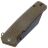 Нож CIVIVI Bhaltair black сталь 14C28N рукоять Green Burlap Micarta (C23024-3)