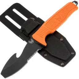 Нож Benchmade H20 Fixed Dive Knife сталь N680 рукоять Orange Santoprene (112SBK-SOML)