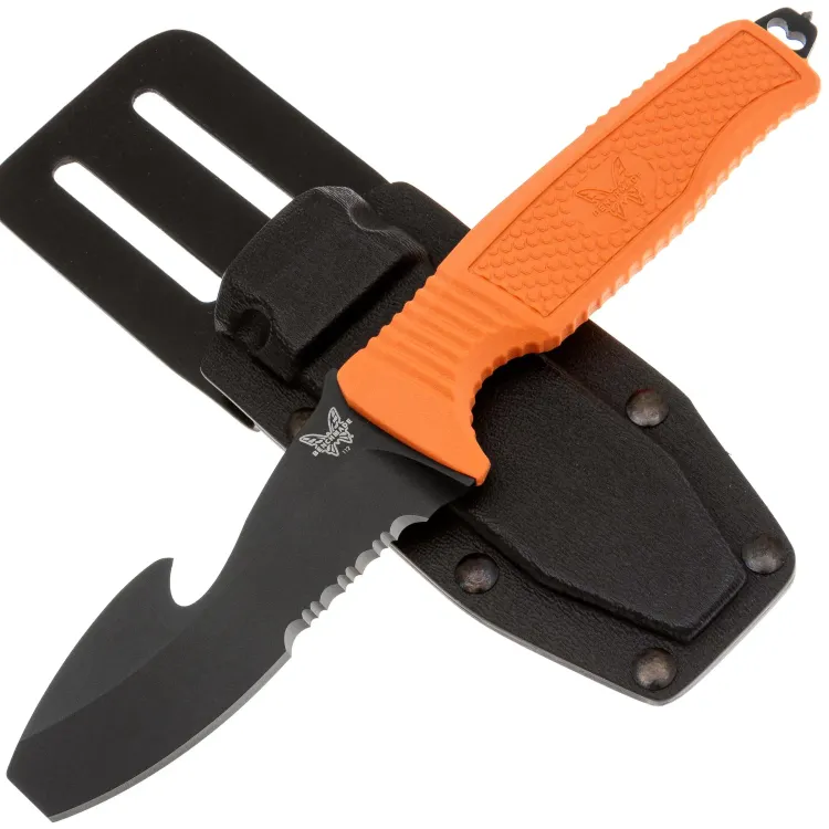 Нож Benchmade H20 Fixed Dive Knife сталь N680 рукоять Orange Santoprene (112SBK-SOML)