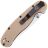 Нож Ontario RAT-2 Satin сталь D2 рукоять Desert Tan GRN (8828DT)