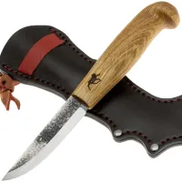 Нож Финка Стандарт сталь Cr12MoV рукоять Дуб (Дух Диких Лесов)