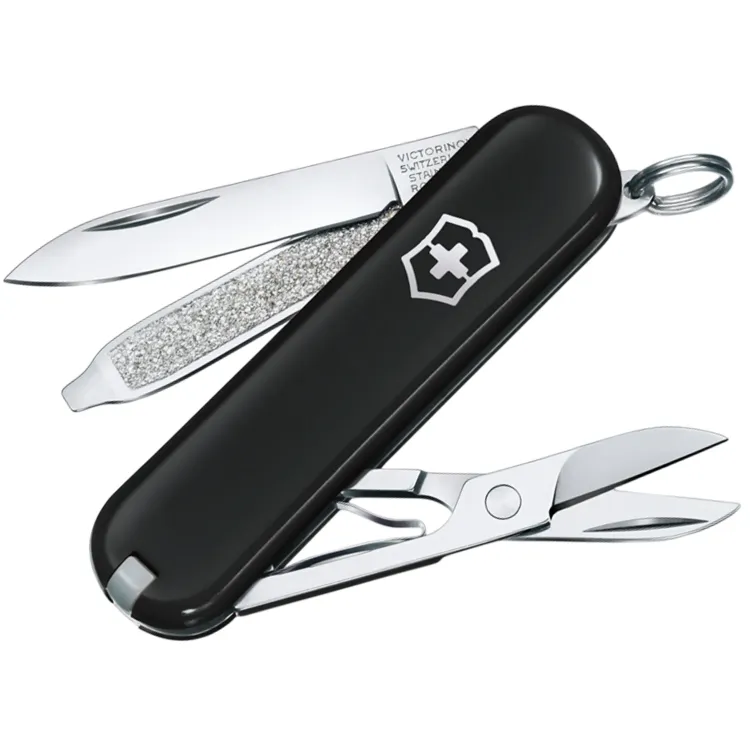 Нож-брелок Victorinox Classic SD Dark Illusion 58мм (0.6223.3G)