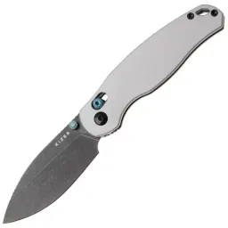 Нож Kizer Phoca CD blackwash сталь 14C28N рукоять Gray Aluminium