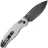 Нож Kizer Phoca CD blackwash сталь 14C28N рукоять Gray Aluminium