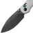 Нож Kizer Phoca CD blackwash сталь 14C28N рукоять Gray Aluminium