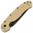Нож Ontario RAT-1 Black Serrated сталь AUS-8 рукоять Tan GRN (8847DT)