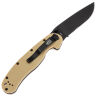 Нож Ontario RAT-1 Black Serrated сталь AUS-8 рукоять Tan GRN (8847DT)
