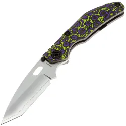 Нож North Mountain Blade Dwyer BBNM Tanto сталь SLD-Magic рукоять Joker Purple/Yellow CF