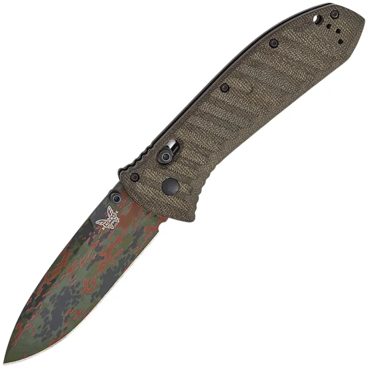 НожBenchmadePresidioIILEстальS30VрукоятьODGreenMicarta(570CAMO-2601)