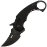 Нож Kubey Jaw Pikal blackwash сталь 14C28N рукоять Black G10