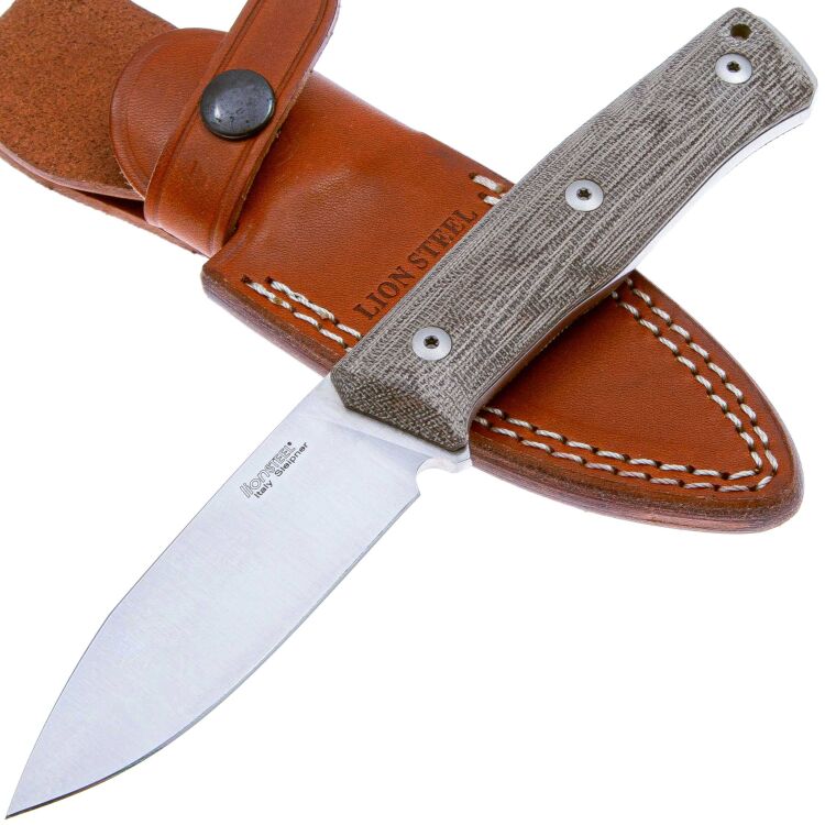 Нож Lion Steel B-35 сталь Sleipner рукоять Canvas Micarta (L/B35 CVG)