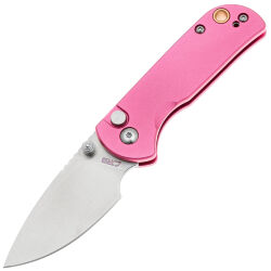 Нож CJRB Mica сталь AR-RPM9 рукоять Pink Aluminium (J1934-PK)