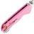 Нож CJRB Mica сталь AR-RPM9 рукоять Pink Aluminium (J1934-PK)