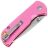 Нож CJRB Mica сталь AR-RPM9 рукоять Pink Aluminium (J1934-PK)