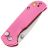 Нож CJRB Mica сталь AR-RPM9 рукоять Pink Aluminium (J1934-PK)