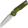 Нож Microtech MSI Mini stonewash сталь M390MK рукоять OD Green Frag Aluminium