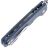 Нож Vosteed Raccoon TLL satin сталь 14C28N рукоять Blue Micarta