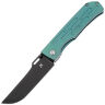 Нож Kansept Reedus blackwash сталь S35VN рукоять Green Titanium
