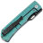 Нож Kansept Reedus blackwash сталь S35VN рукоять Green Titanium